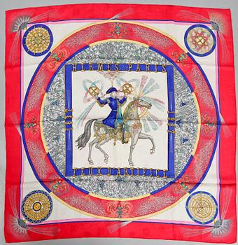 SCARF, "Feux d'Artifice", Michele Duchene, 1987, Hermès.