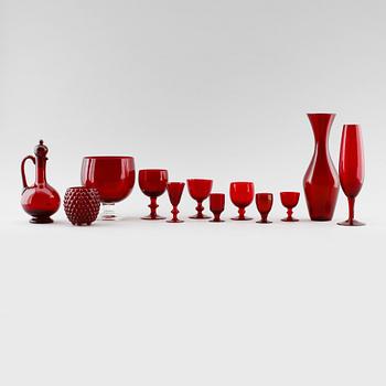 SERVISGLAS, 54 st, Reijmyre, 1900-talets andra hälft.