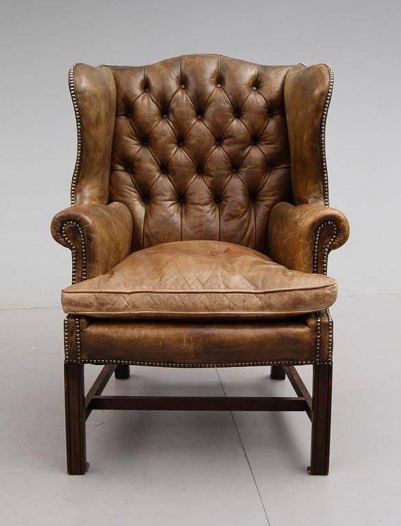 ÖRONLAPPSFÅTÖLJ, England, 1900-talets andra hälft.