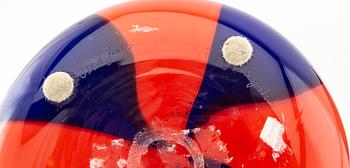 Berit Johansson, vases/bowl 2 pcs one signed and dated Sjöhyttan 1996.