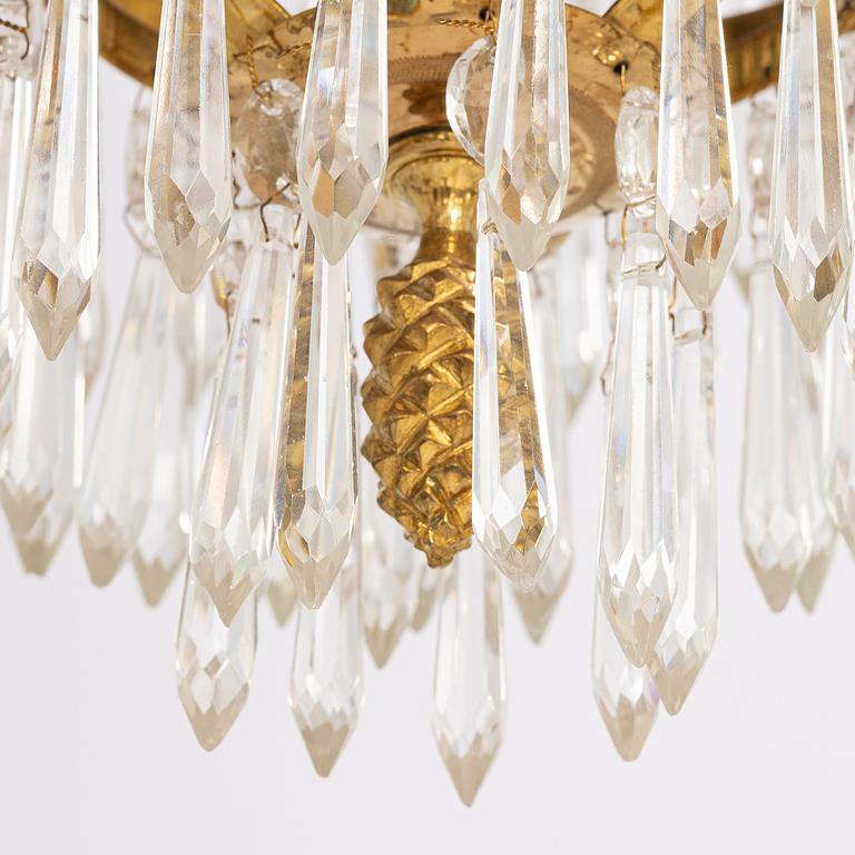 A Gustavian style channdelier, first half of the 20th Century.