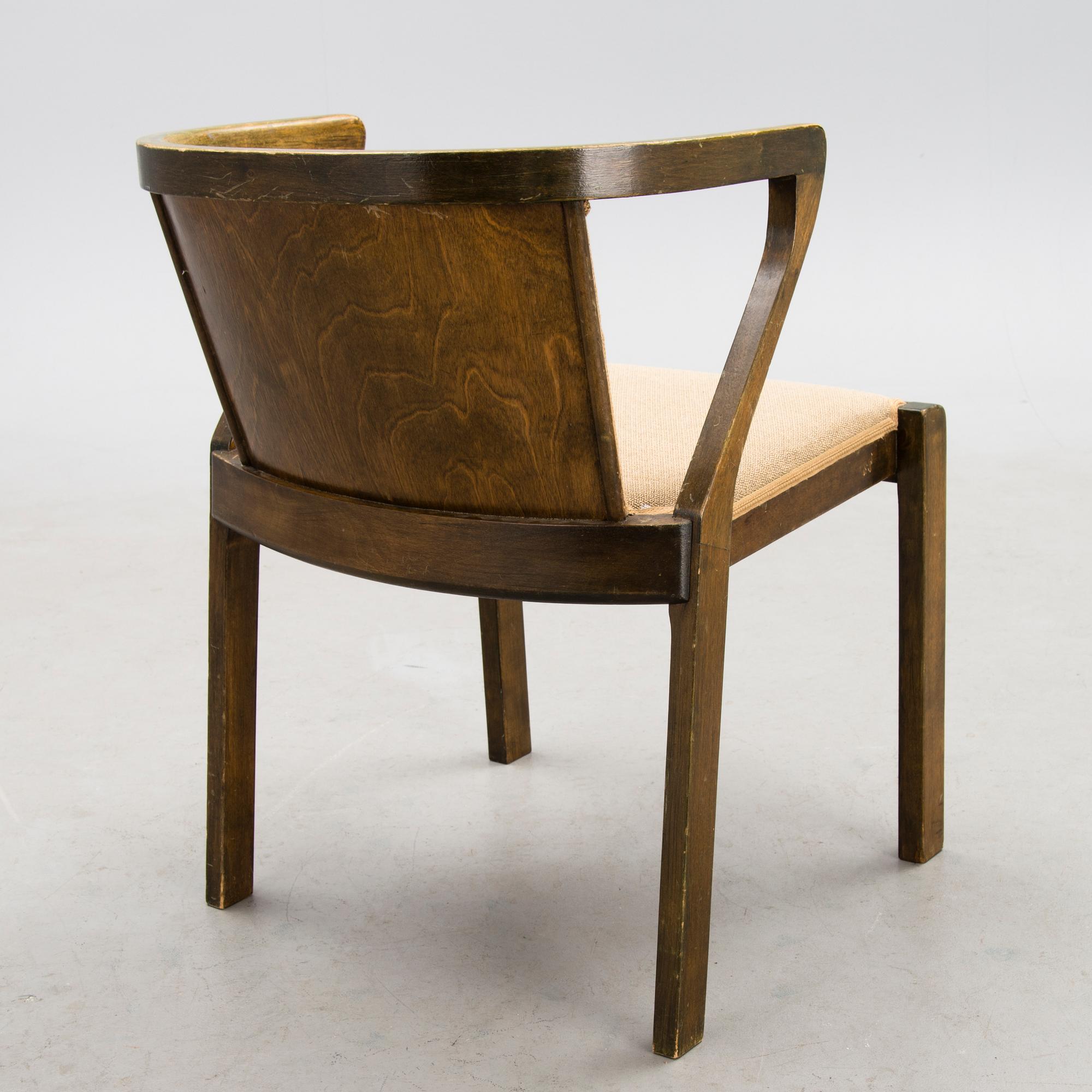 An early 1930s 'model 2' armchair.