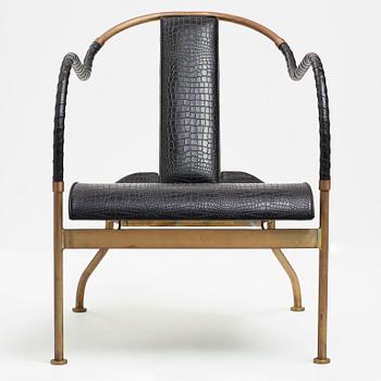 Mats Theselius, a pair of "el Rey" easy chairs by Källemo, Sweden, post 1999.