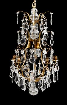 LJUSKRONA, barockstil, 1900-/2000-tal. Höjd 75 cm.
