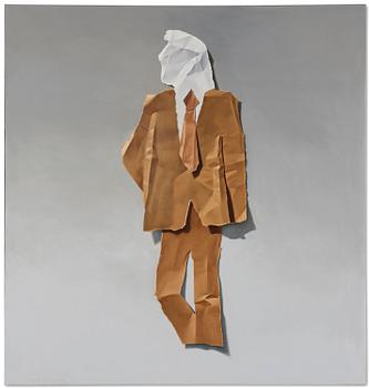 658. Yrjö Edelmann, Composition with standing man.