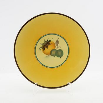 Fruit service 9 dl Aluminia (Royal Copenhagen) Denmark porcelain mid-20th century.