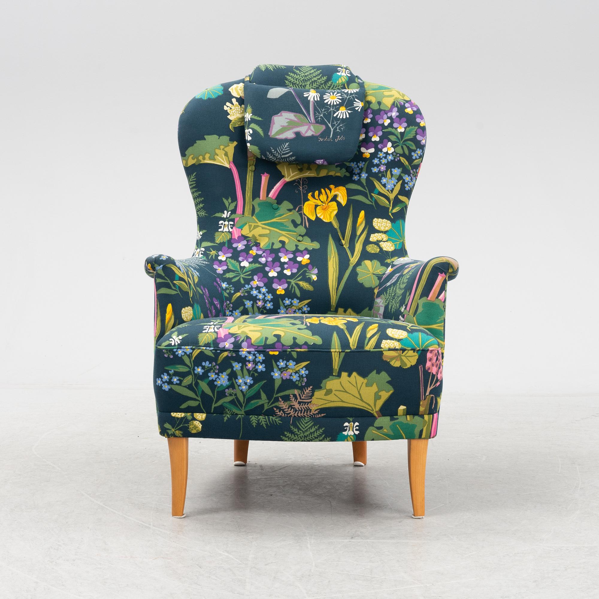 Carl Malmsten, fåtölj, ”Farmor”, 1900-talets andra hälft.