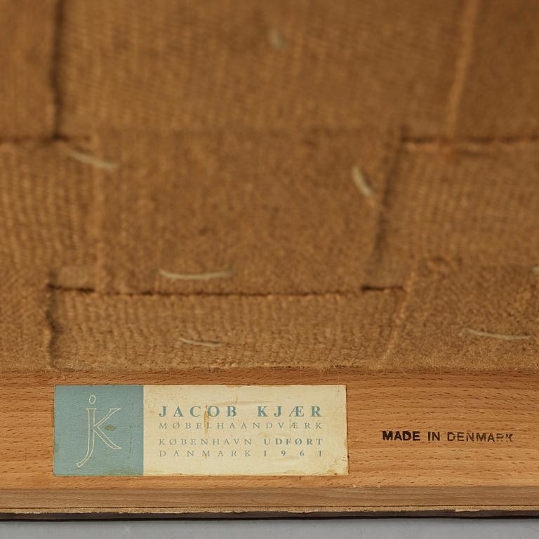 Jacob Kjaer, A Jacob Kjaer mahogany chair, Jacob Kjaer Møbelhaandvaerk, Copenhagen, Denmark ca 1960.