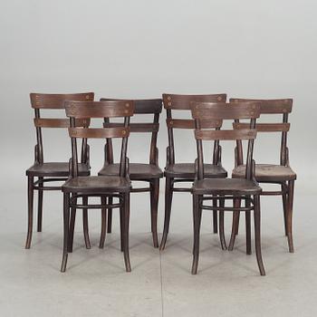 STOLAR, 6 st. Thonet, Wien. 1900-talets början.
