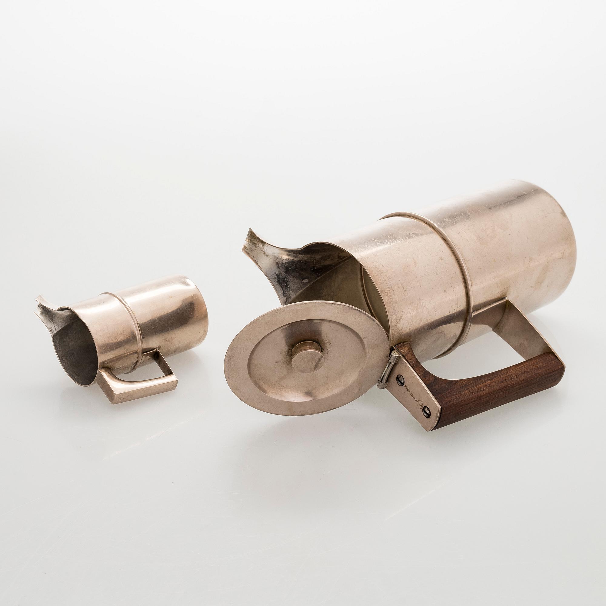 Tapio Wirkkala, A 3-piece serving ware "Cumulus" made to order for Finnair, Kultakeskus (Hopeakeskus). Designed in 1968.