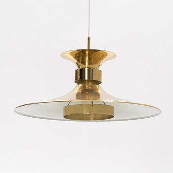 A brass pendant lamp, Boréns, second part of the 20th Century.