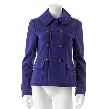 RALPH LAUREN, a purple wool jacket. Size 8.
