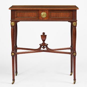 Bord, av Gottlieb Iwersson (mästare i Stockholm 1778-1813), signerat och daterat 1794, Sengustavianskt.