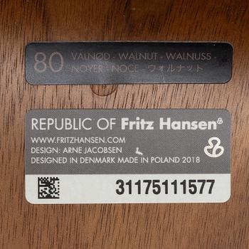 Arne Jacobsen, stolar, 6 st, "Sjuan", Fritz Hansen, Danmark,.