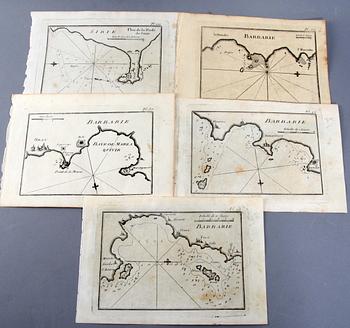 KARTOR, 5 st, 1700-tal.