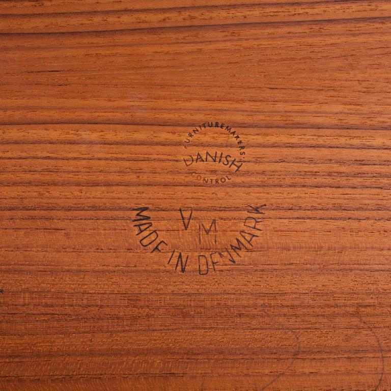 SATSBORD, 3 delar, Vejle Møbelsnedkeri, Danmark, 1960-tal.