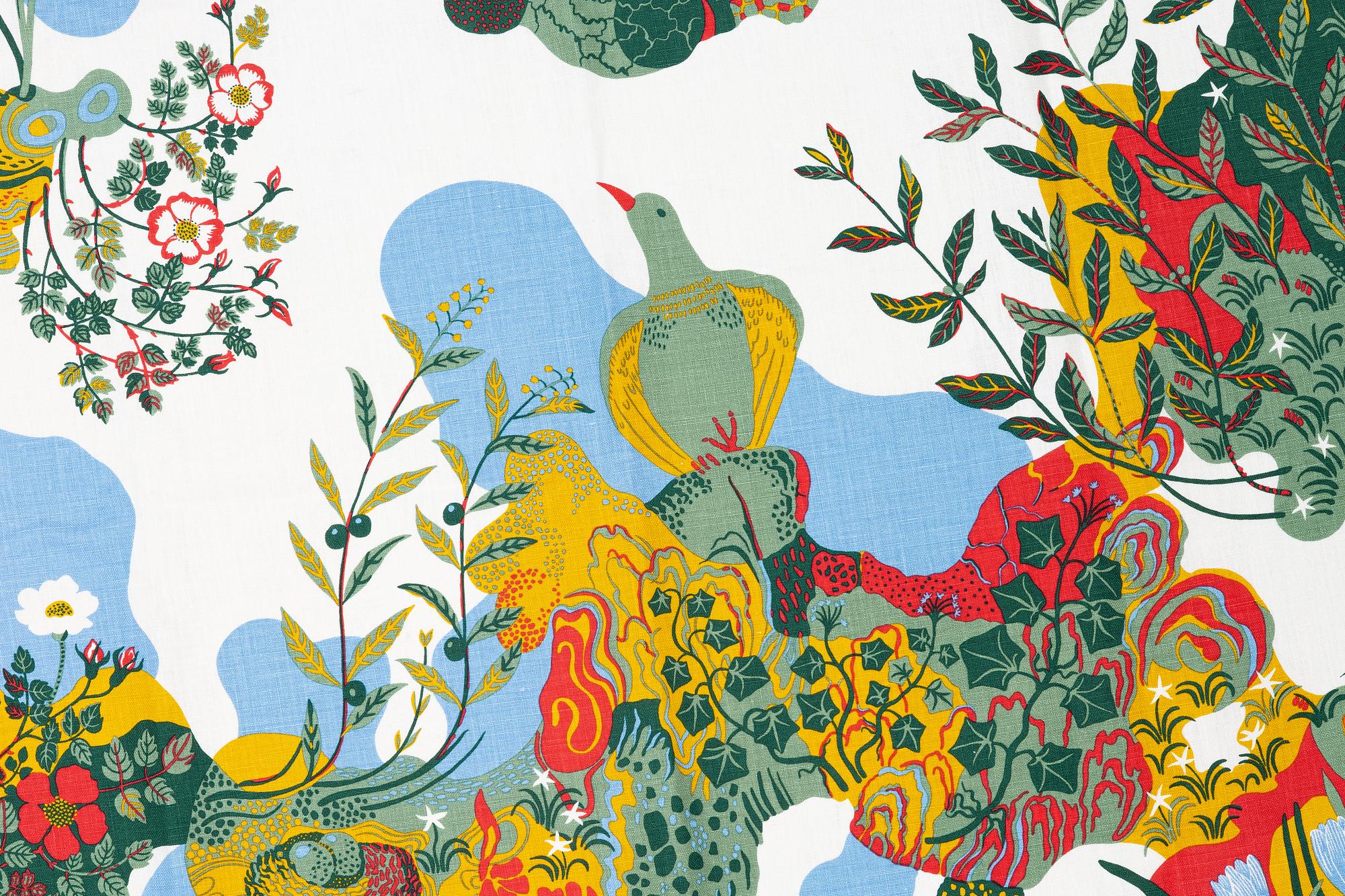 Josef Frank, an 'Anakreon' curtain, Svenskt Tenn.