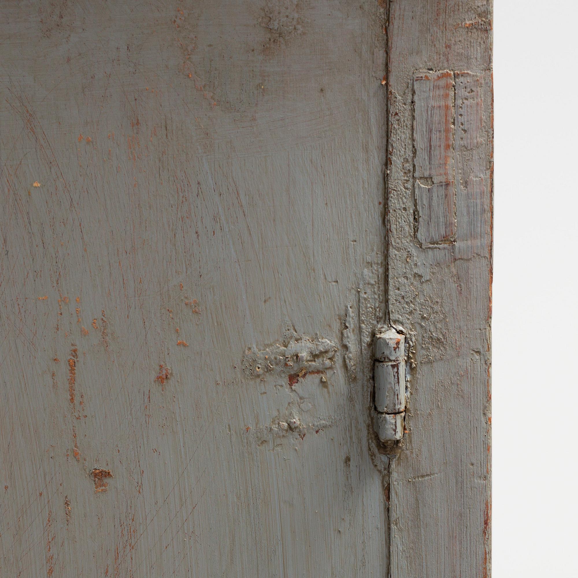 A late gustavian cabinet, circa 1800.