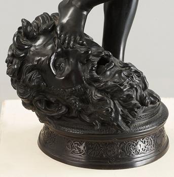 Jean Antonin Marius Mercié, "David vainqueur" (= The winner David).