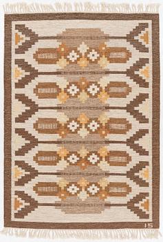 Ingegerd Silow, matta, rölakan, ca 240 x 175 cm.