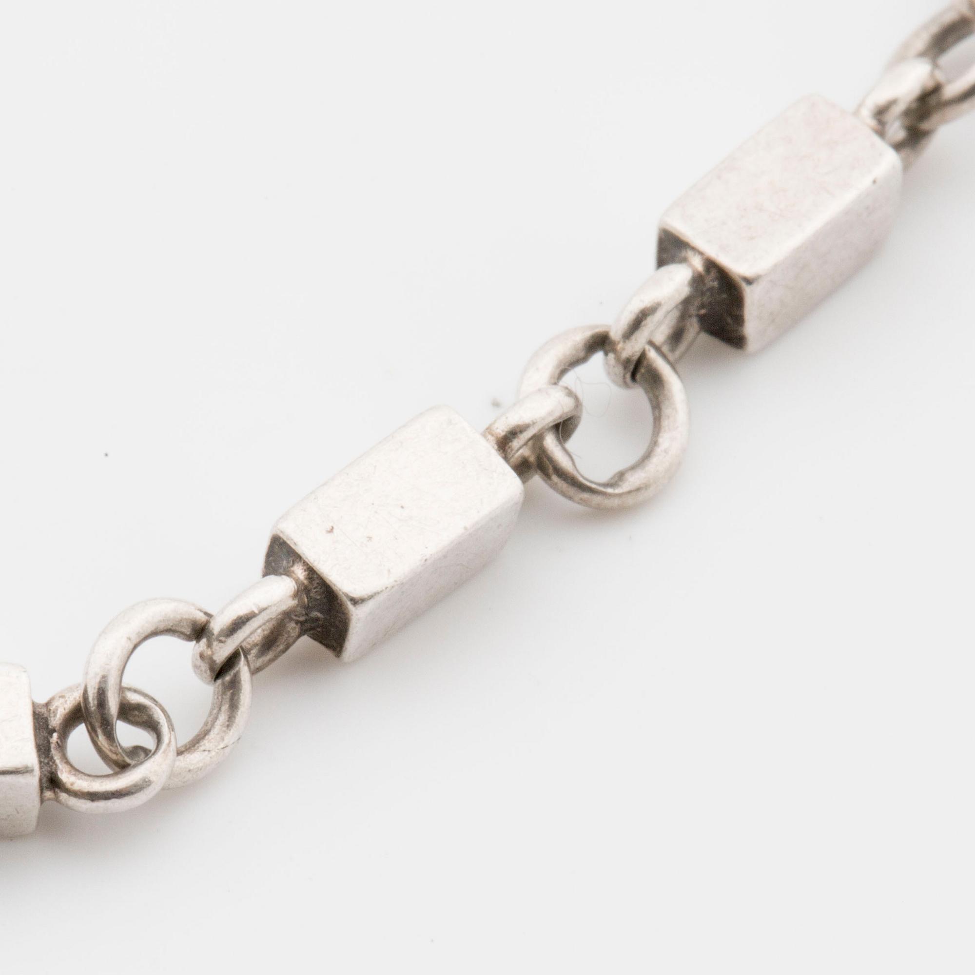 WIWEN NILSSON, a silver bracelet, Lund 1973.