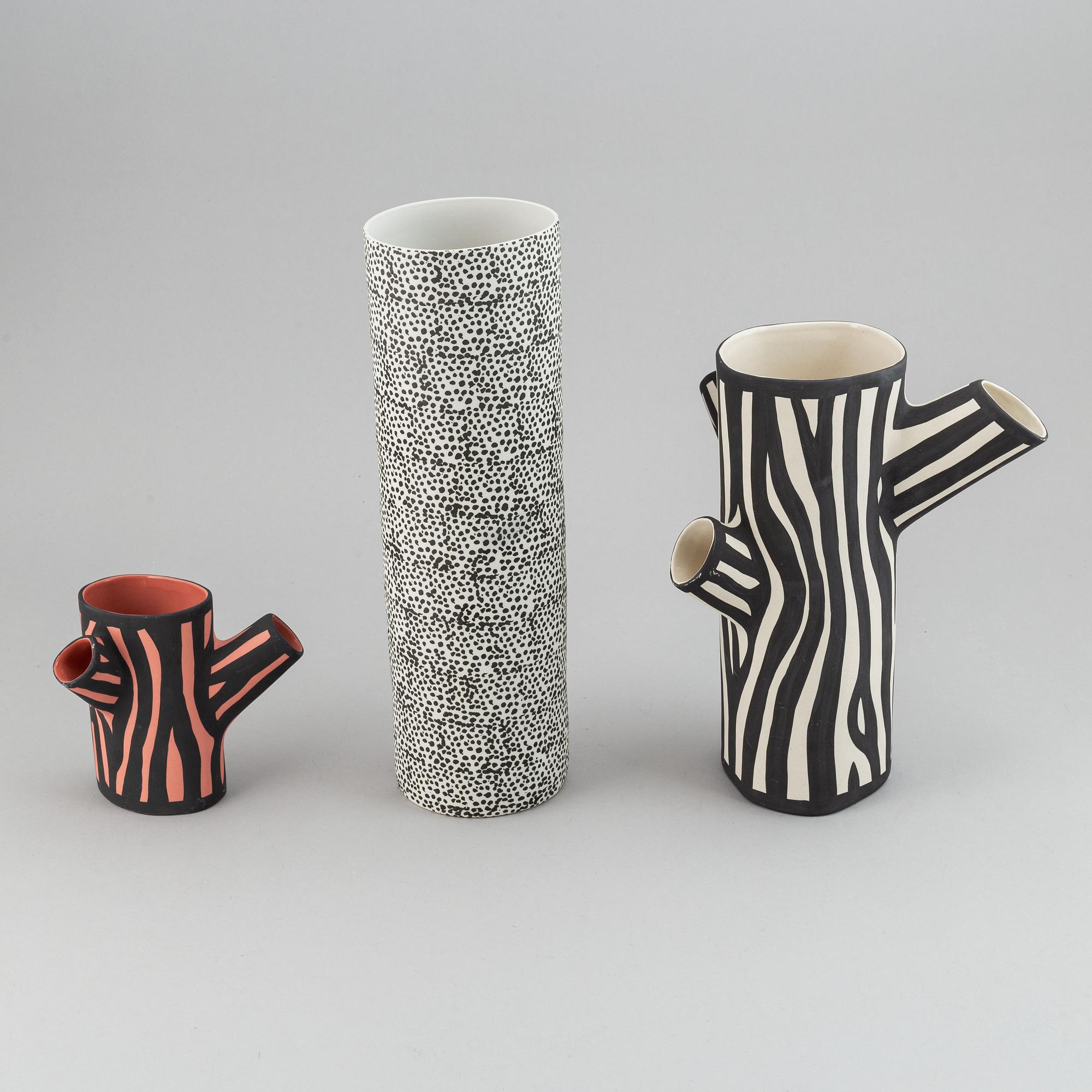 HAY, vaser, keramik, 3 st.