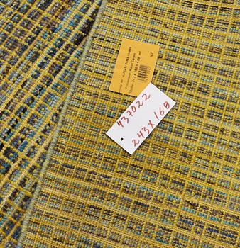 A Moroccan rug, modern design, c. 243 x 168 cm.