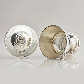 A Swedish 18th century silver tureen and cover, mark of Erik Holmberg, Lund 1796.