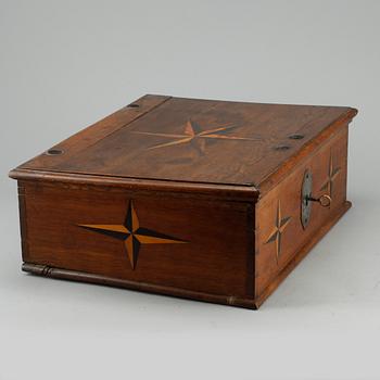 SCHATULL, barock, 1700-tal.