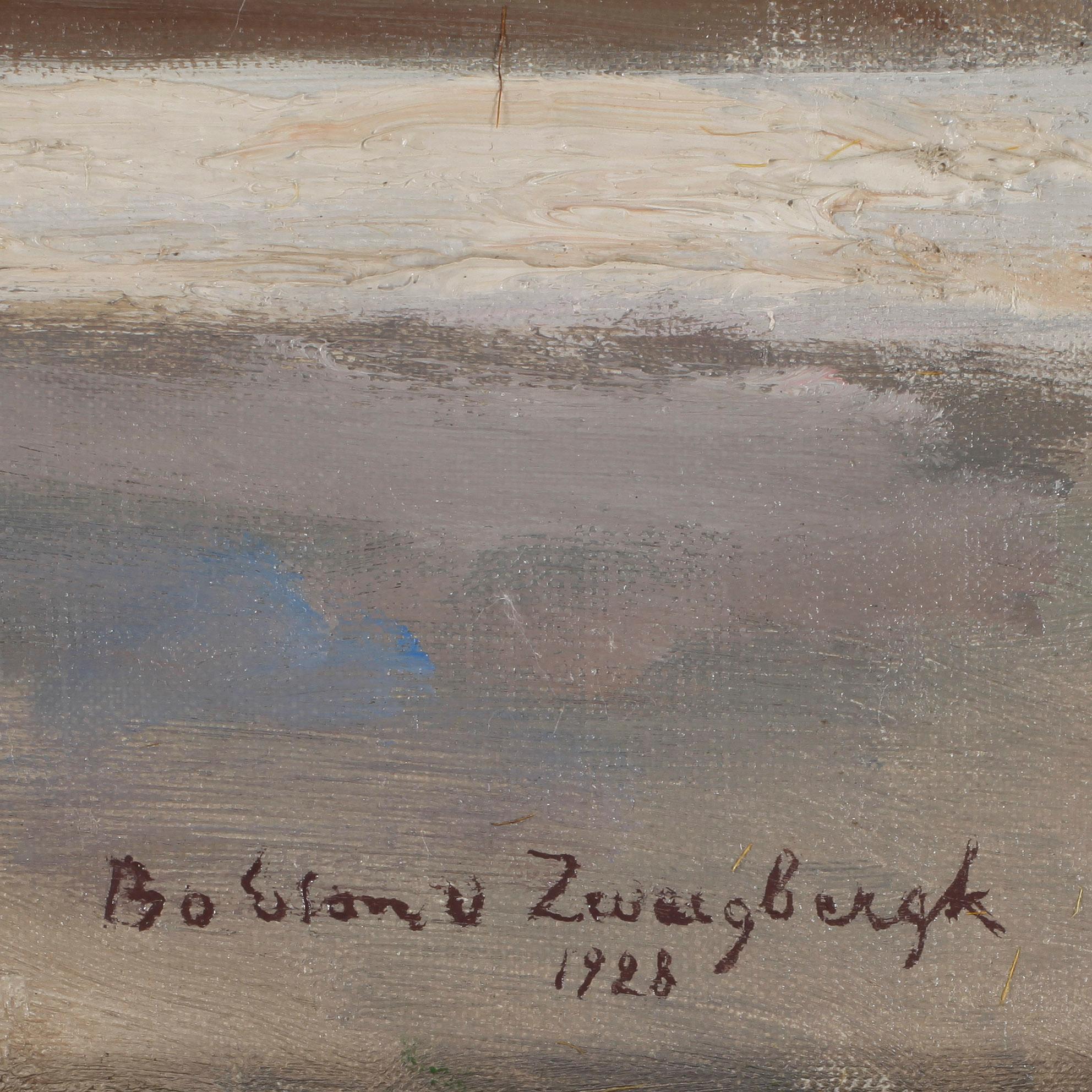 BO VON ZWEIGBERGK, olja på duk, signerad och daterad 1928.