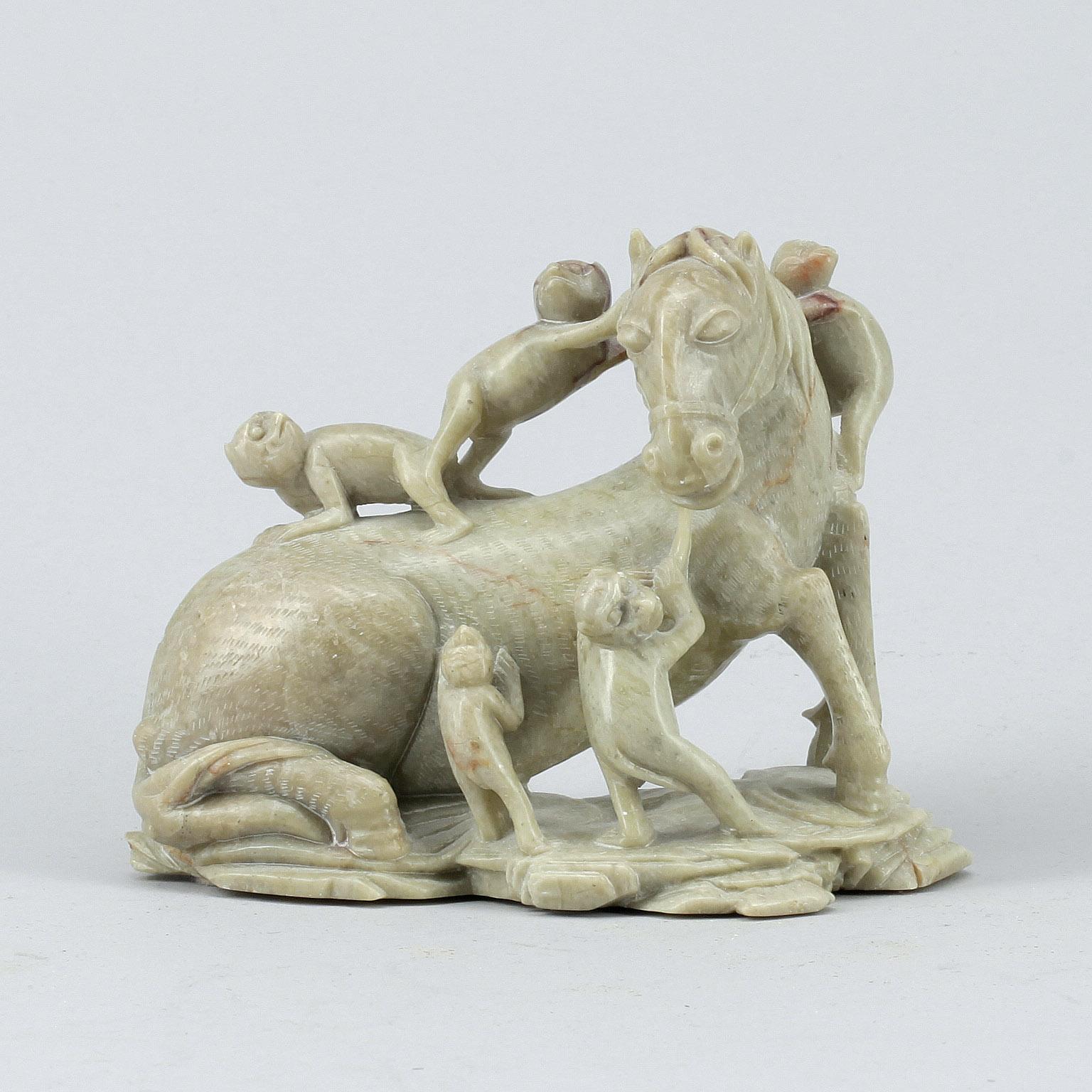 FIGURIN, sten, Kina, modern tillverkning.