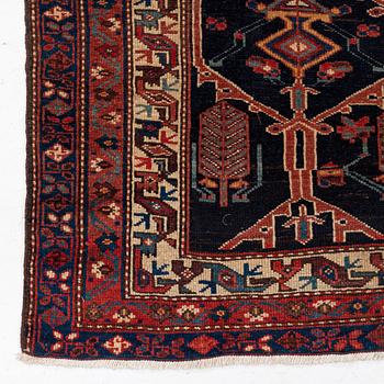An antique Harchegan carpet, Chahar Mahal and Bakhtiari area, c. 300 x 160 cm.