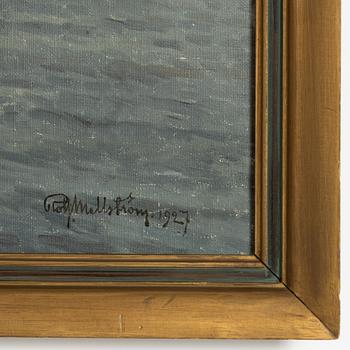 Rolf Mellström, Eiders in the sea band.