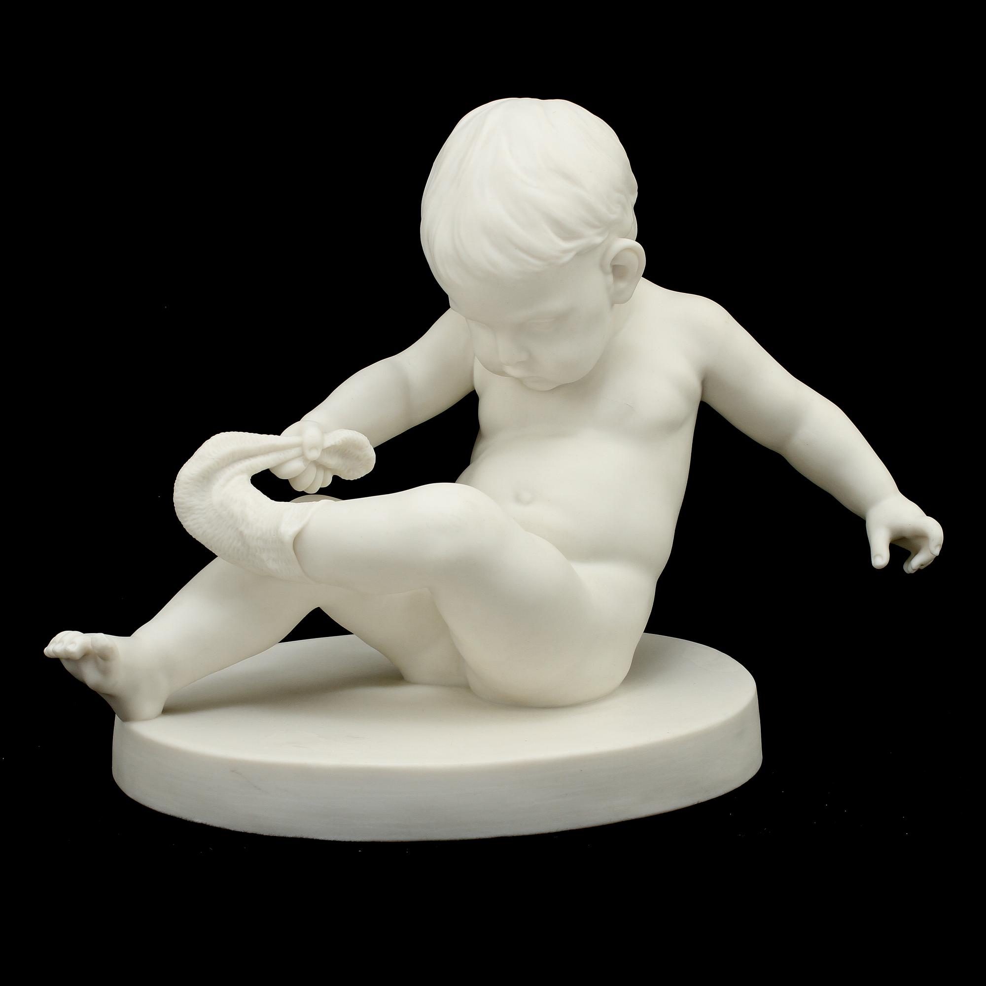 FIGURIN, parian, Gustavsberg, 1908.