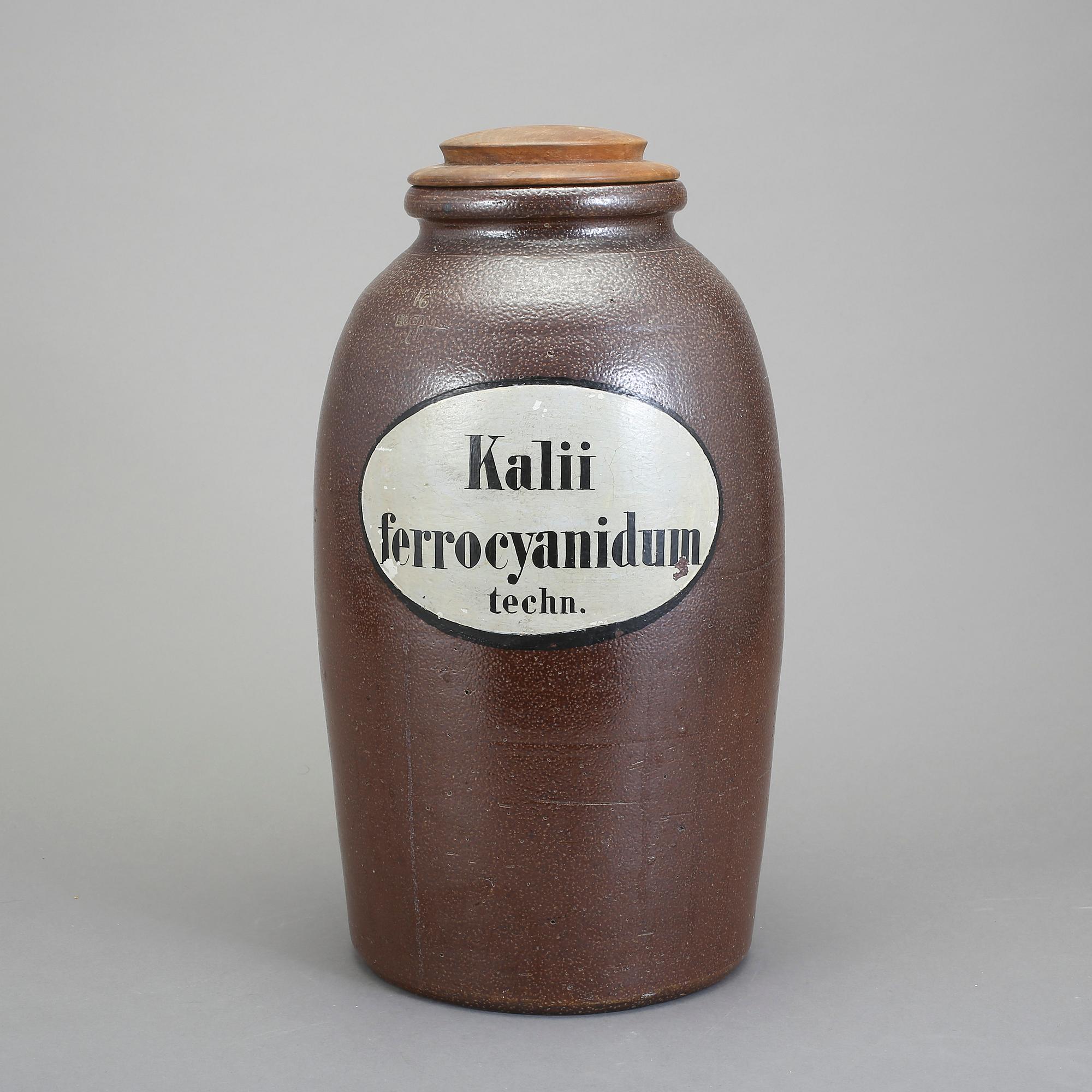 APOTEKSKRUS, stengods, Höganäs, 1900-tal.