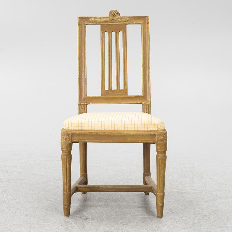 Chair, Gustavian, late 18th century.