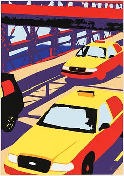 RICHARD RYAN, serigrafier, 2 st, ur serien "Manhattan Octaves", signerad och numrerad 166/250.