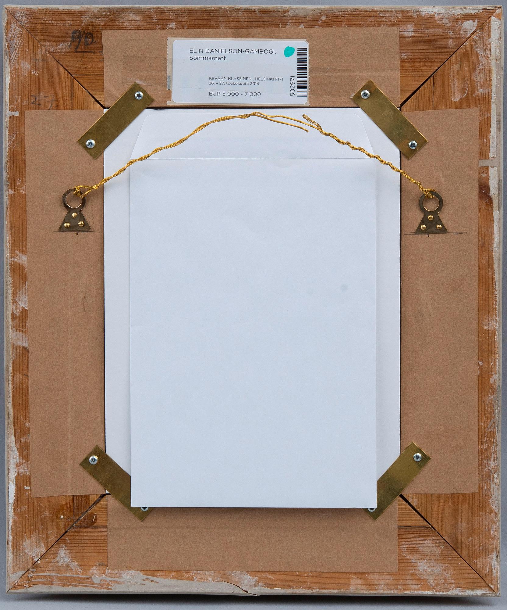 Elin Danielson-Gambogi, SUMMER NIGHT.