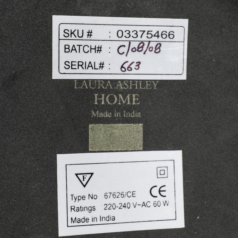 Laura Ashley, bordslampor 1 par,