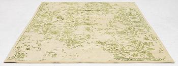 Rug, India, wool and silk with bamboo, approx. 230 x 173 cm.