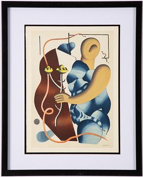 Fernand Léger,"Femme tenant une fleur".