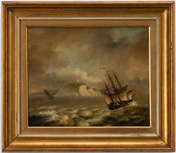 John Sell Cotman, hans art, Segelbåtar vid ö.