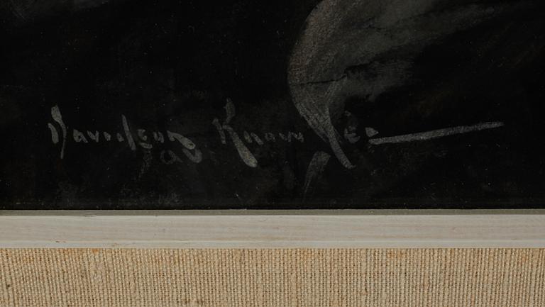 DAVIDSON KNOWLES, gouache, signerad.