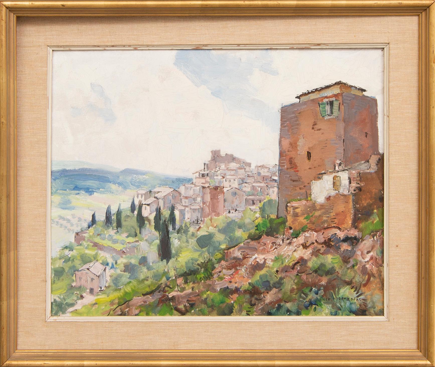 Olle Hjortzberg, olja på duk, signerad.