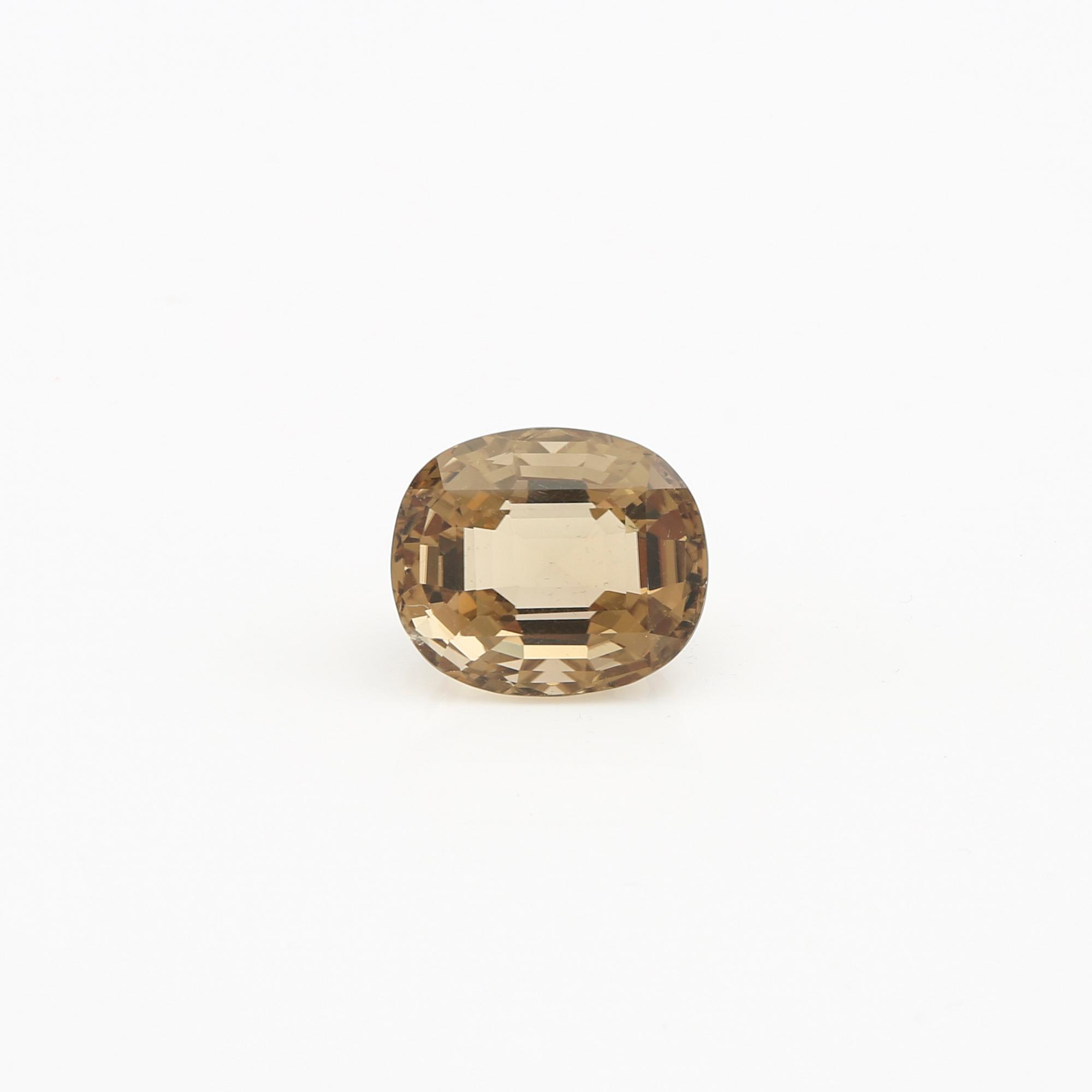 Loose, step-cut citrine, likely from Wiwen Nilsson's workshop.