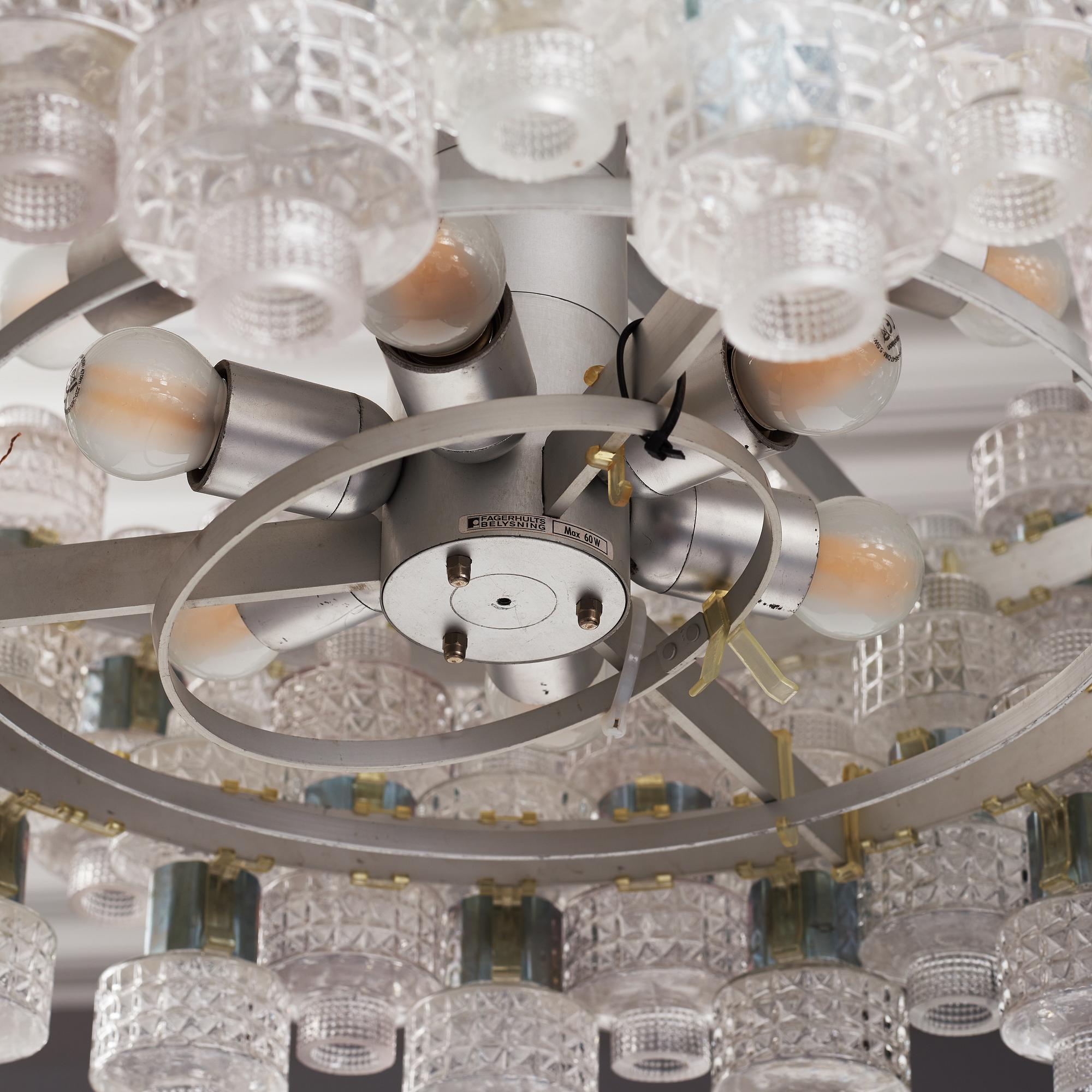 GERT NYSTRÖM, a 'Festival' ceiling light, Fagerhult.