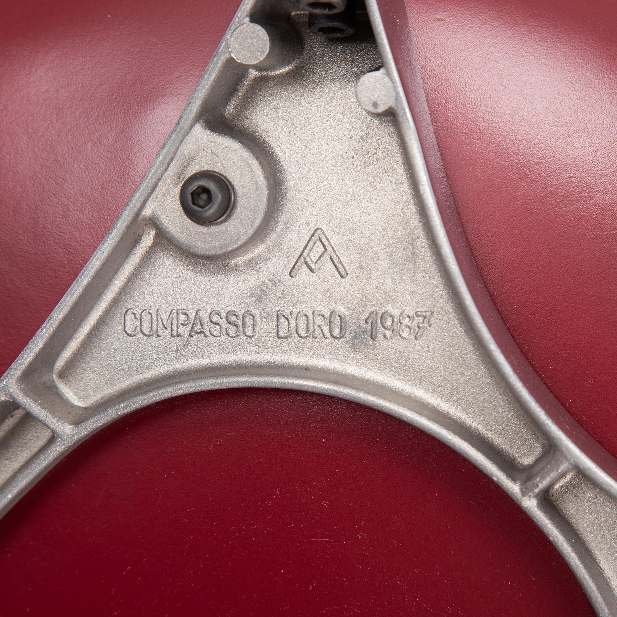 Enzo Mari, stolar, 4 st, "Tonietta", Zanotta, Italien.