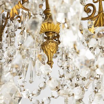 Ljuskrona, oscariansk, 1800-talets slut.