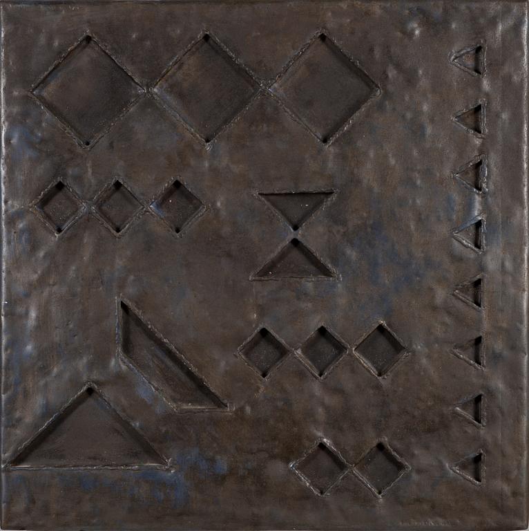 HEIMO VIROLAINEN, relief, iron, signed and dated 1973.