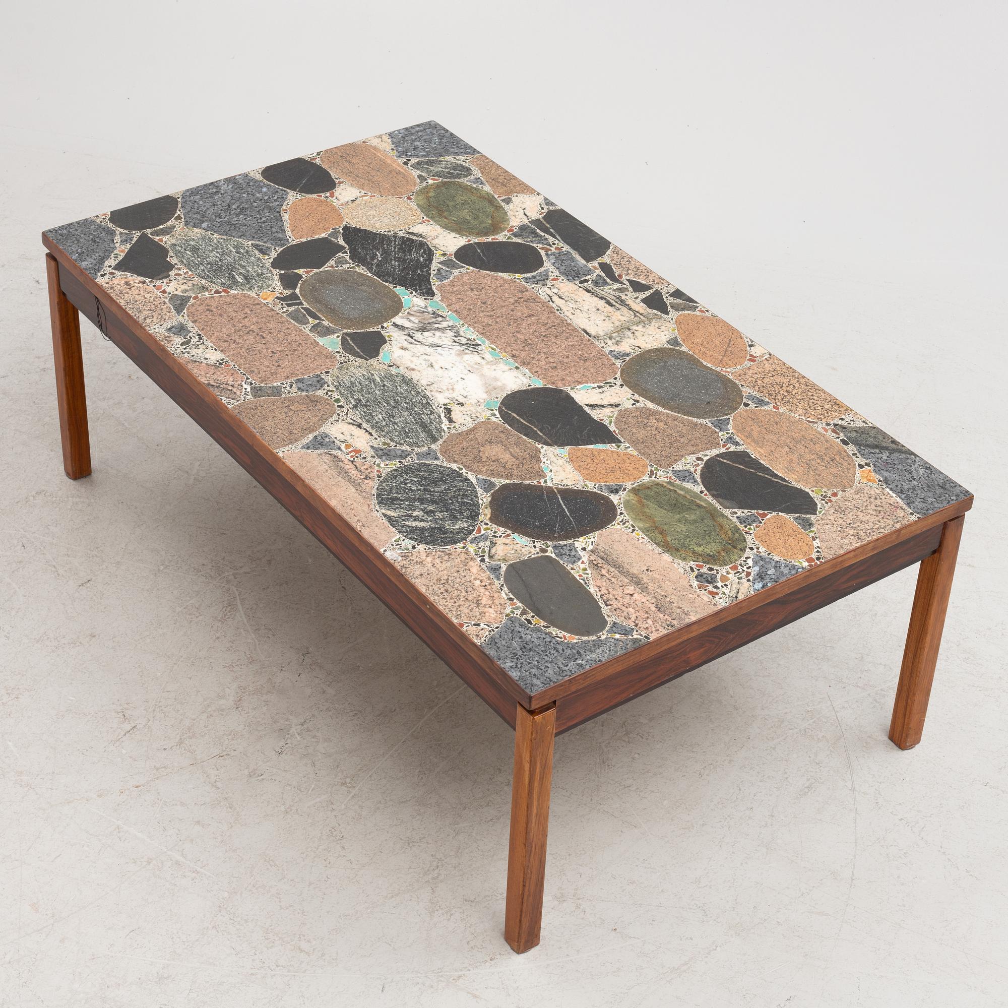 Erling Viksjø, coffee table, Conglo Design, Norway, 1960s-70s.
